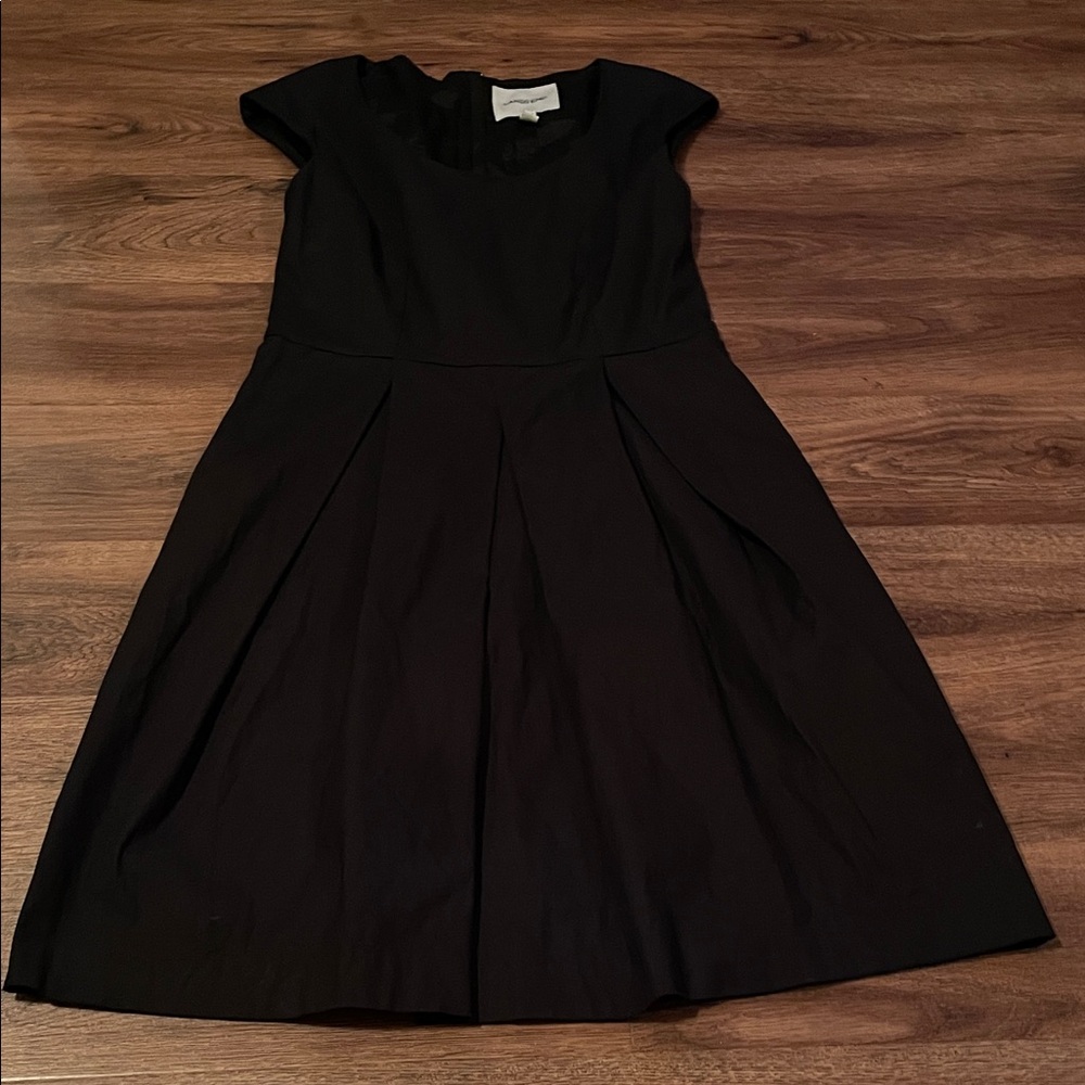 Lands' End Classic Black Midi Dress